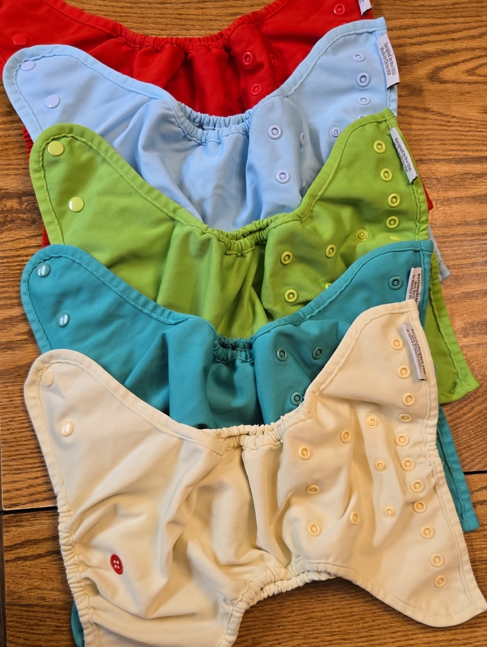 Reusable Kids Cloth Diaper - Multi Color Pack